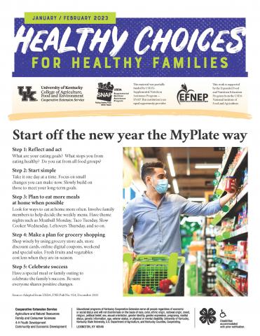 Healthy Choices newsletter cover